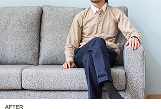 張り替え後 ウレタン材補強後