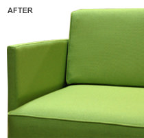 張り替え後 FLANNEL SOFA製ソファ