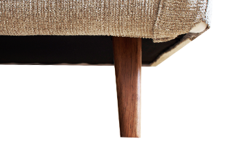 高さ150mmのラバーウッドの脚