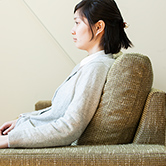 大きめのハイバッククッションソファ