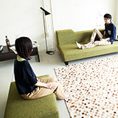 寝転ぶのにも最適 ロータイプソファ SIESTA シエスタ