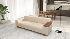 【美品】フランネル　ブリック　カウチソファ　シェーズロング FLANNEL SOFA BRICK COUCH SOFA / フランネルソファ ブリック 左