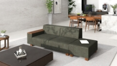 【美品】フランネル　ブリック　カウチソファ　シェーズロング FLANNEL SOFA BRICK COUCH SOFA / フランネルソファ ブリック 左
