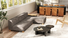 【美品】フランネル　ブリック　カウチソファ　シェーズロング BRICK COUCH ブリックカウチ FLANNEL SOFA フランネルソファ