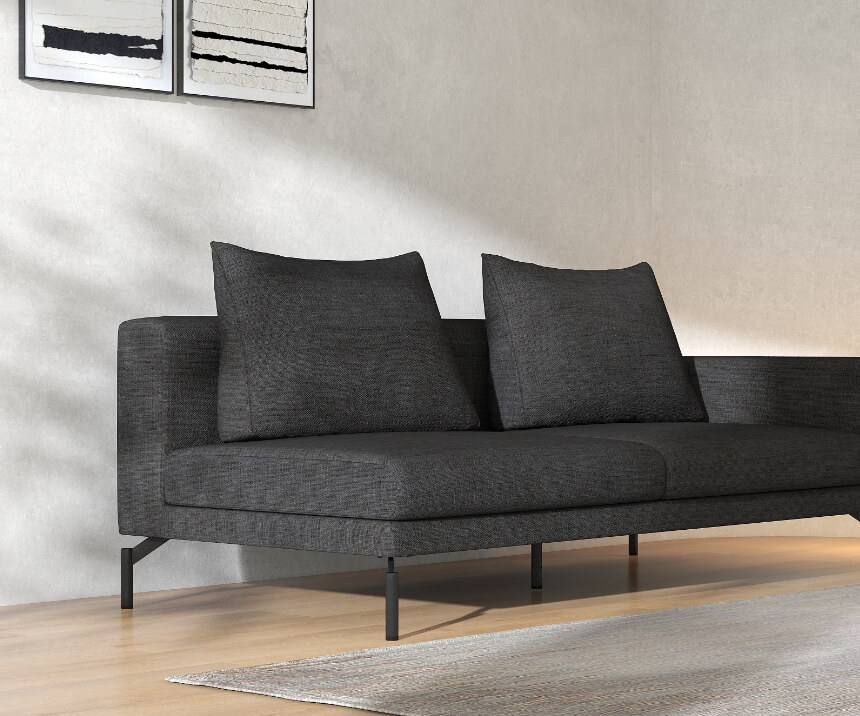 LENIS 3人掛け片肘