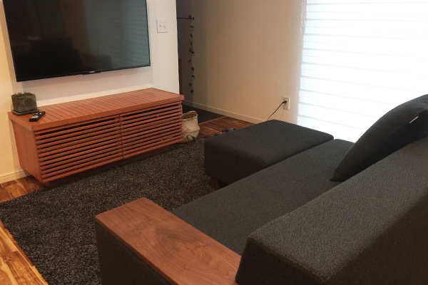 BRICK 3人掛け + BRICK スツールラージ | お客様の声 | ソファ専門店