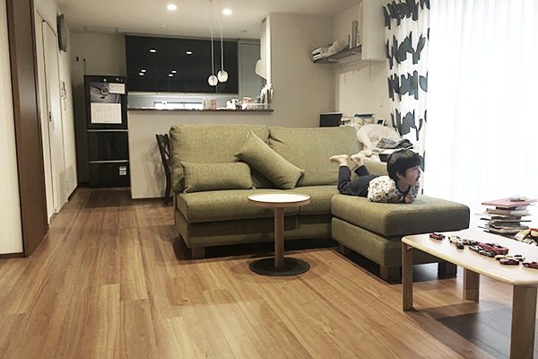 FLANNEL SOFA SARAH スツール SARAH 3人掛け + SARAH スツール | お客様の声 | ソファ専門店FLANNEL SOFA