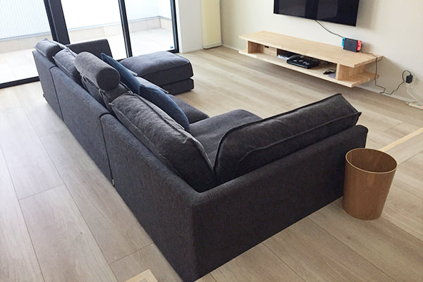 フランネルソファ　FLANNELSOFA　クアット　QUATT　１人掛け FLANNEL SOFA QUATT ONE ARM CORNER SOFA / フランネルソファ