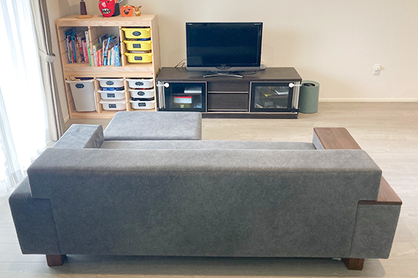 BRICK 3人掛け + BRICK スツールラージ | お客様の声 | ソファ専門店