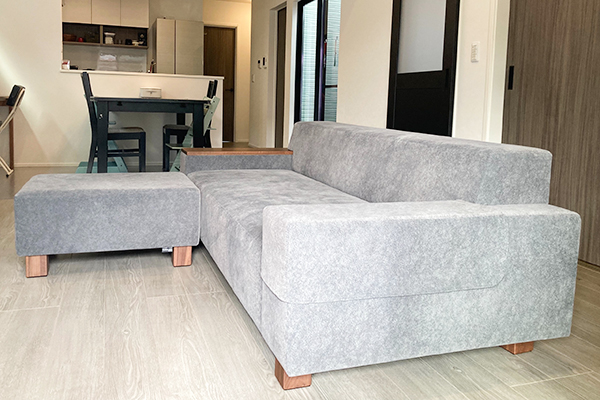 BRICK 3人掛け + BRICK スツールラージ | お客様の声 | ソファ専門店