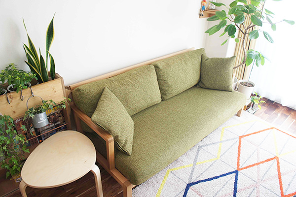 STRAND(OAK) 3人掛け | お客様の声 | ソファ専門店FLANNEL SOFA