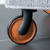 イタリア製の大きくて丈夫なキャスター脚 CHIROL STOOL チロルスツール