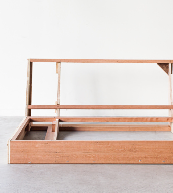 十分乾燥させた木枠の高い耐久性