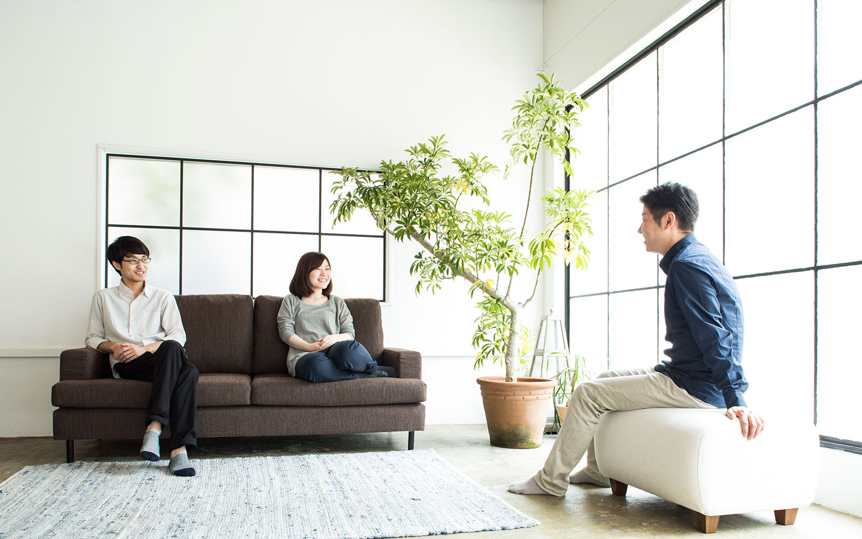 ゆったり身体を支えるハイバックソファ LAPAS ラパス ソファ専門店FLANNEL SOFA