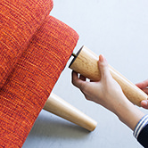 脚の取り外し MAPLE STOOL メープルスツール