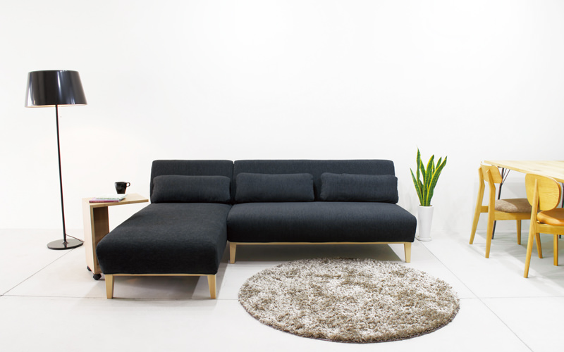アームレス(肘なし)カウチソファ MAROON マロン ソファ専門店FLANNEL SOFA