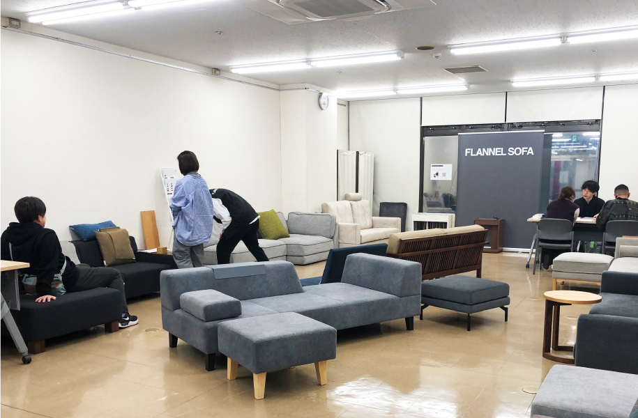 FLANNEL SOFA 期間限定3日間 広島販売会