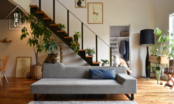 大人気】FLANNEL SOFA ペットの引っ掻き傷に強い